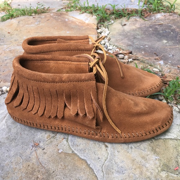 mens ankle moccasins
